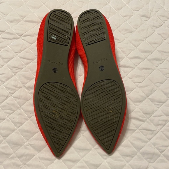Rothy’s Red Points size 10.5 / EU 41.5 - Picture 5 of 8